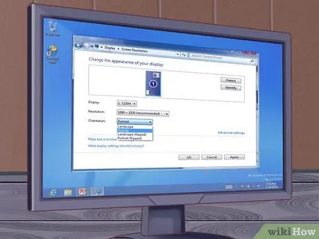 Windows Ekranınızı Ayarlayın, Yatırın və Çevirin Adım 7