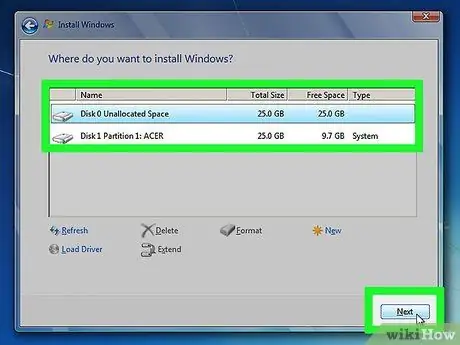 Nruab Windows 7 (Pib Pib) Kauj Ruam 14