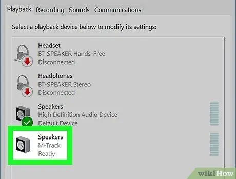 Schimbați ieșirea audio pe Windows Pasul 7