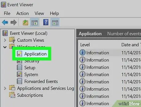 Comproveu un registre d'esdeveniments IIS al Windows Pas 5