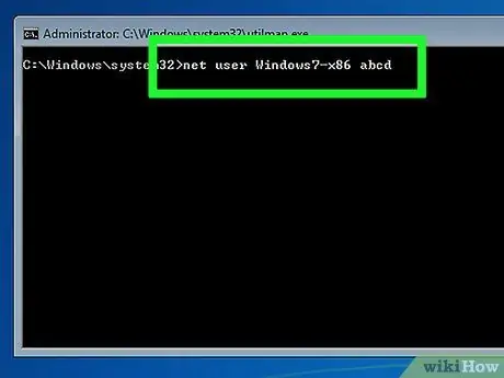 Omseil Windows 7 -wagwoord Stap 13