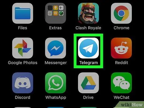 IPhone эсвэл iPad дээр Telegram суваг хайх 1 -р алхам