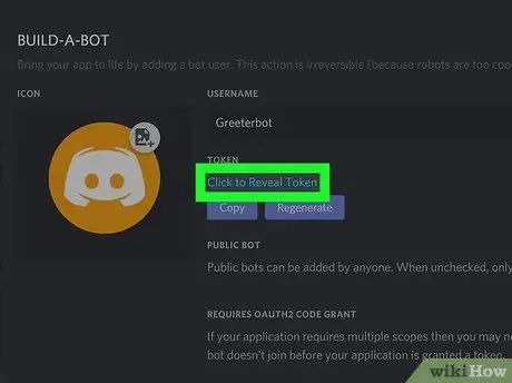 Creeu un robot al pas 9 de Discord