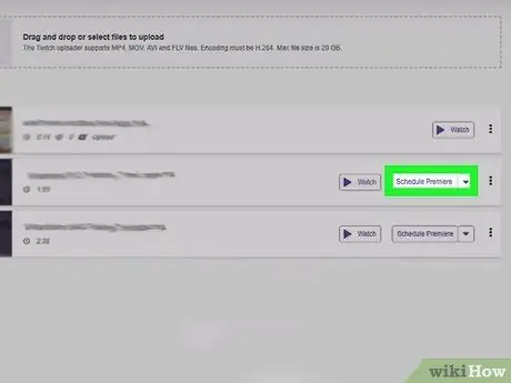 Adım 9'u Twitch'e Video Yükleyin