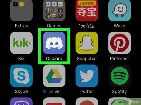 Upload Files to a Discord Channel on iPhone or iPad Step 1