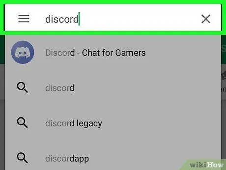 Bruk Discord på Android Trinn 2