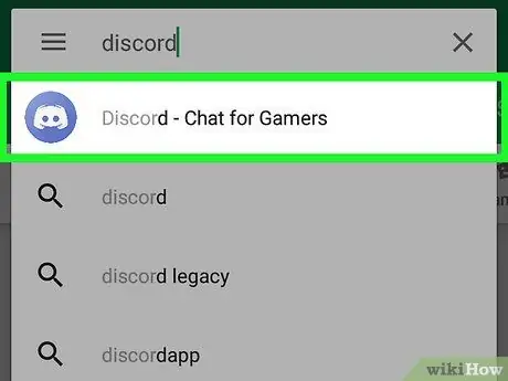 Siv Discord ntawm Android Kauj Ruam 3