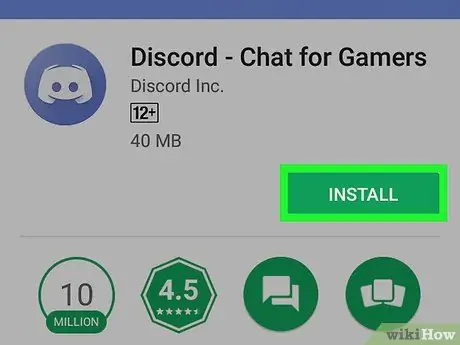 A Discord használata az Android 4. lépésében