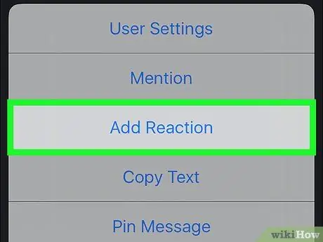 Използвайте Reactions in Discord на iPhone или iPad Стъпка 6