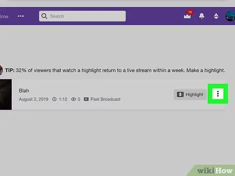 Verwyder Twitch -video's Stap 10