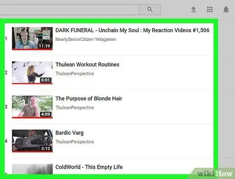 YouTube चरण 4 में अपने पसंद किए गए वीडियो देखें