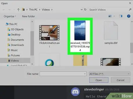 Kirim Video di Discord Langkah 4