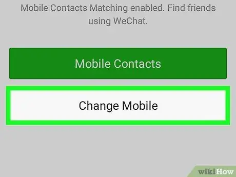 قم بتغيير رقم هاتفك على WeChat على Android الخطوة 6