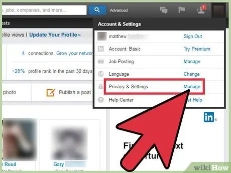 Linkedin'деги Байланыштарды Жашыруу 3 -кадам