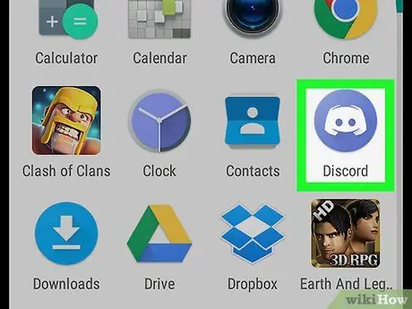 Objavite slike u Discord Chatu na Androidu 1. korak