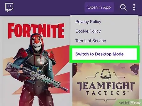 Smanjite odgodu Twitch streama na iPhoneu ili iPadu Korak 3