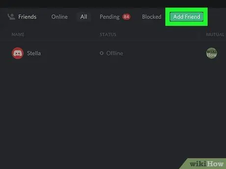 Tambah Rakan pada Discord Langkah 4