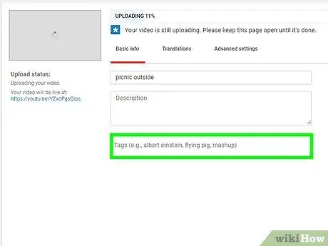 Címkék hozzáadása a YouTube -hoz 10. lépés