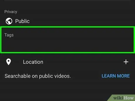 დაამატეთ ტეგები YouTube– ზე ნაბიჯი 19