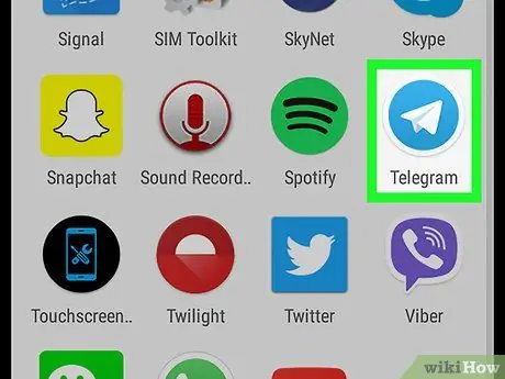 Добавление бота Telegram на Android Шаг 1