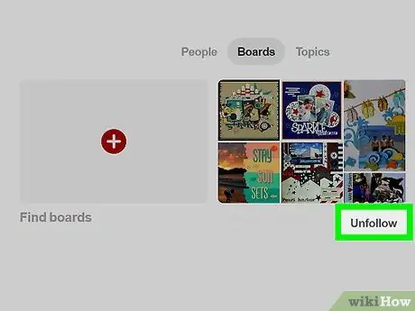 Deixa de seguir els pinboards a Pinterest Pas 10