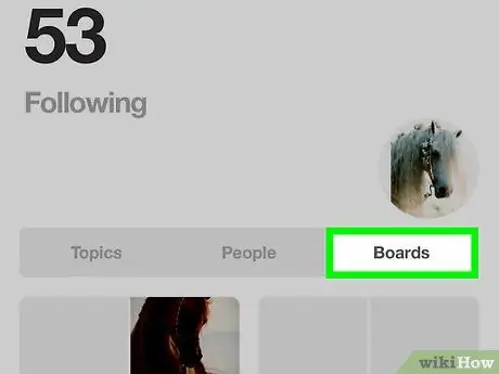 Deixa de seguir els pinboards a Pinterest Pas 4