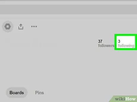 Unfollow Pinboards on Pinterest Step 8