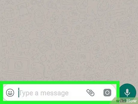 Oznacz kogoś na WhatsApp na Androidzie Krok 3