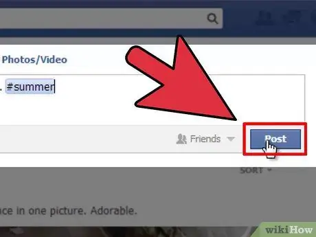 Hashtag a Facebookon 5. lépés