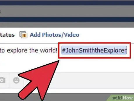 Hashtag on Facebook Step 9