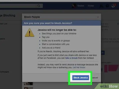 Blokkeer mense op Facebook Stap 17