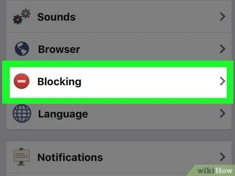 Blokkeer mensen op Facebook Stap 5