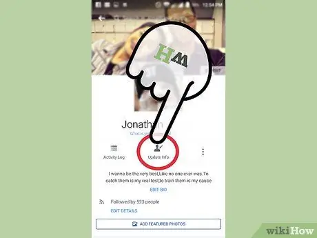 Mude seu status de relacionamento no Facebook Etapa 2