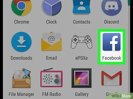 Găsiți o adresă URL Facebook pe Android Pasul 1