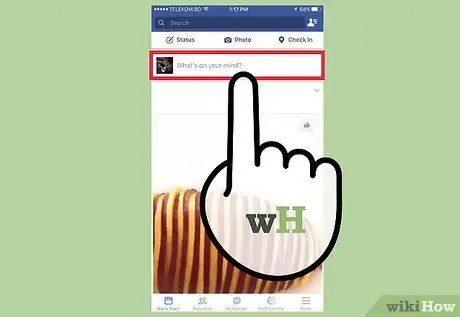 อัปโหลดวิดีโอบน Facebook ขั้นตอนที่ 1