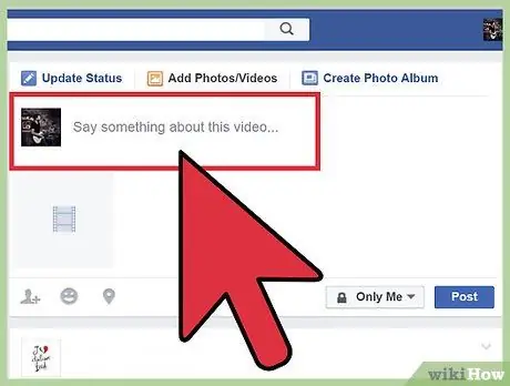 Postavite video na Facebook 11. korak