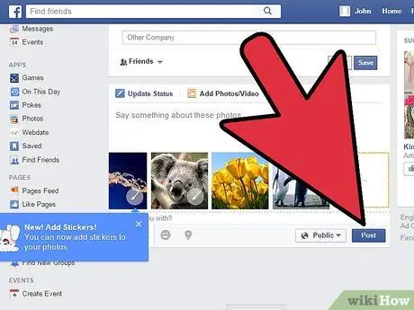 Facebook'ta Birden Fazla Fotoğraf Yayınlayın 13. Adım