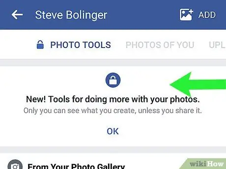 Hapus Gambar Profil di Facebook di Android Langkah 5