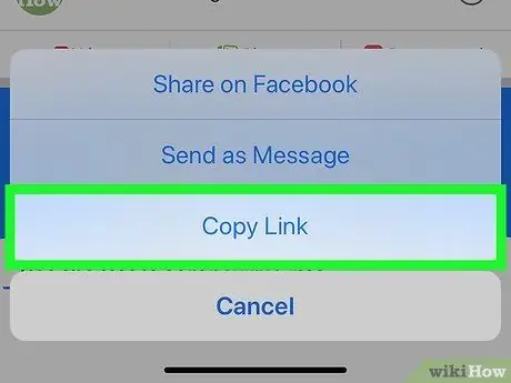 iPhone या iPad पर Facebook URL ढूँढें चरण 16