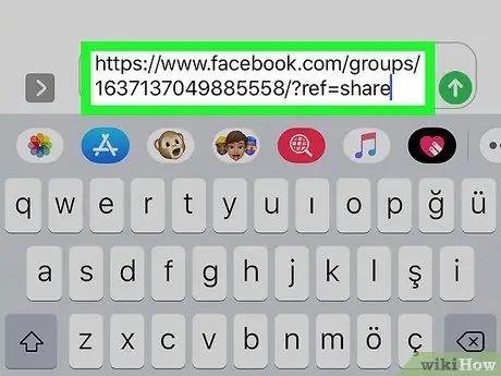 Soek 'n Facebook -URL op iPhone of iPad Stap 17