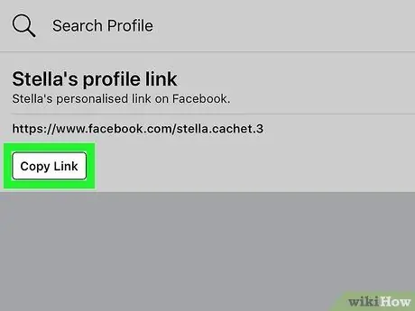 Nrhiav Facebook URL ntawm iPhone lossis iPad Kauj Ruam 4