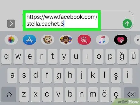 Poiščite Facebook naslov URL na iPhoneu ali iPadu 6. korak