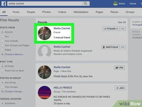 Find en Facebook -URL på iPhone eller iPad Trin 8