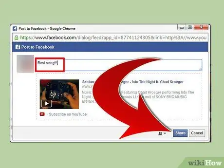 Puneți muzică pe Facebook Pasul 5