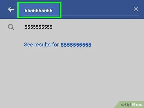 Maghanap ng Numero ng Telepono sa Facebook Hakbang 7