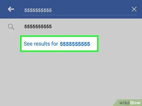 Search a Phone Number on Facebook Step 8