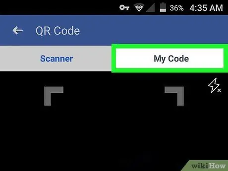 Użyj kodów QR na Facebooku na Androidzie Krok 7