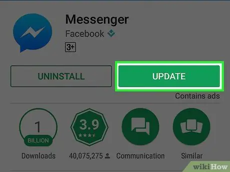 Perbarui Facebook Messenger Langkah 12