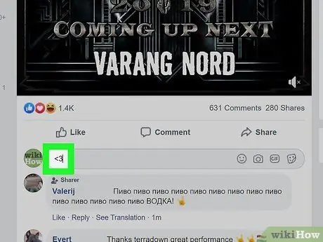 Vytvorte si srdce na Facebooku Krok 7