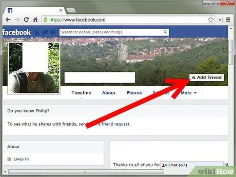 Facebook -da insanları axtarın 5 -ci addım